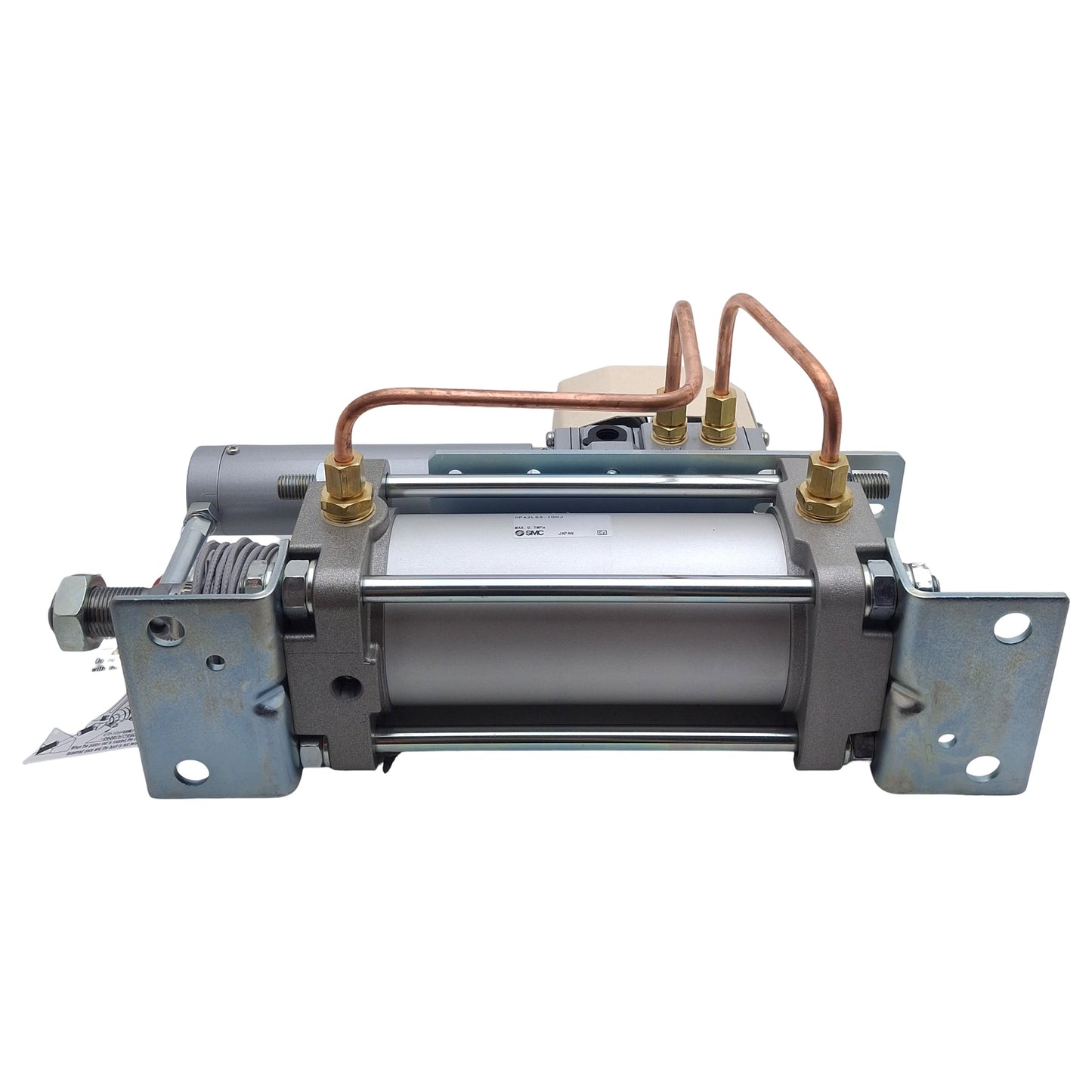 New SMC CPA2L63-100J Cylinder with Positioner, ø63mm Bore, 100mm Stroke, 0.7MPa