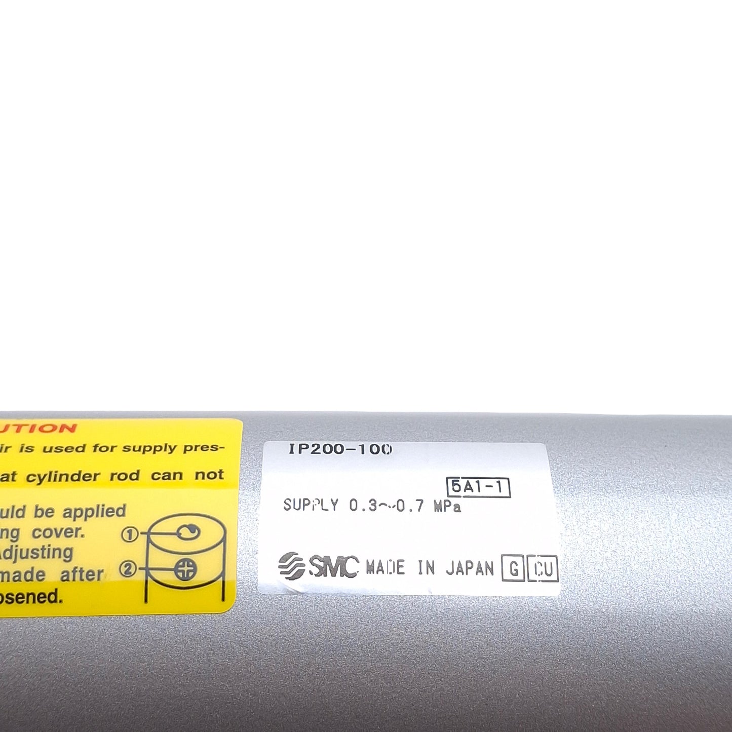 New SMC CPA2L63-100J Cylinder with Positioner, ø63mm Bore, 100mm Stroke, 0.7MPa