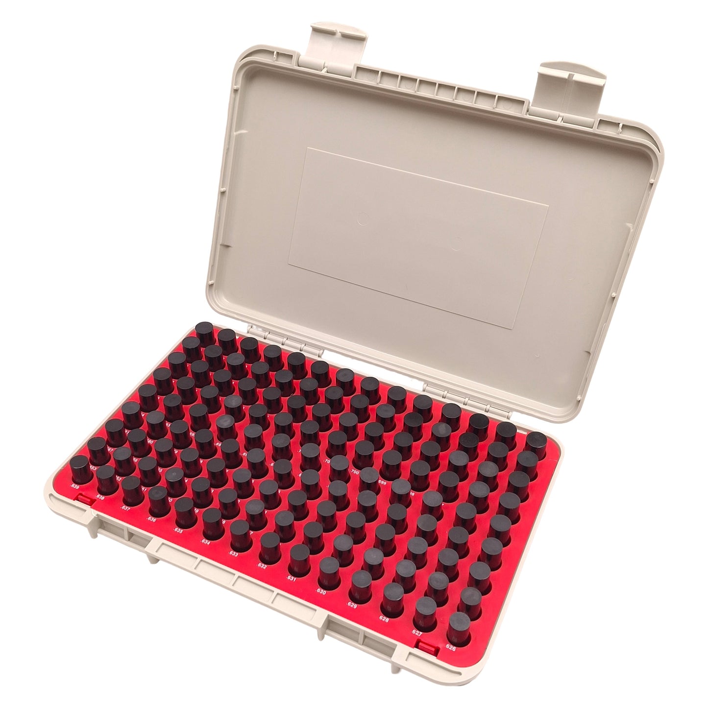 Used Vermont Gage 901200700 Black Oxide-Coated Pin Gauge Set, 0.626in to 0.75in