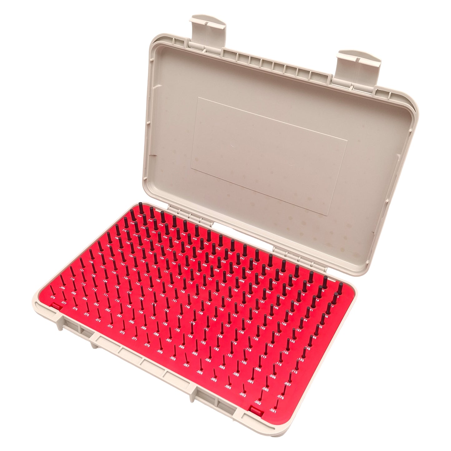 Used Vermont Gage 901100400 Black Oxide-Coated Pin Gauge Set, 0.0610in to 0.25in