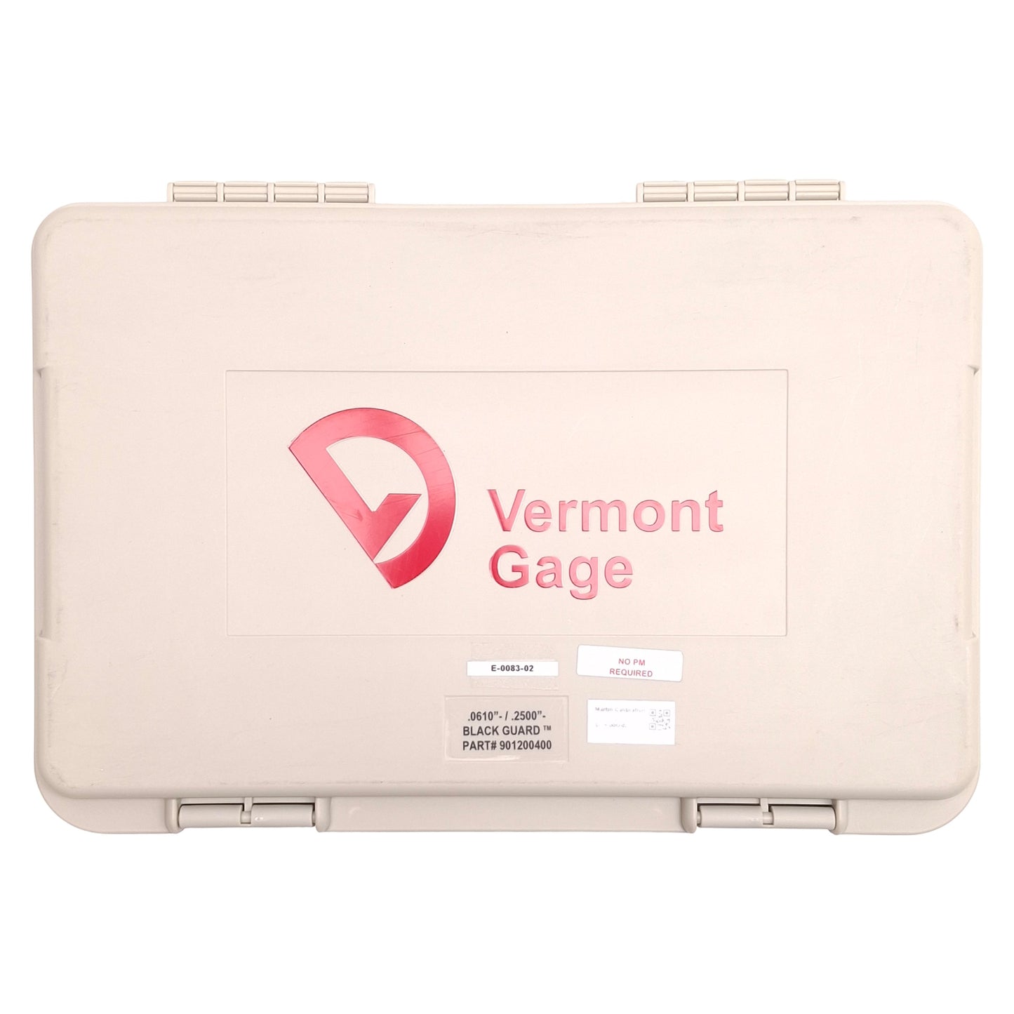Used Vermont Gage 901100400 Black Oxide-Coated Pin Gauge Set, 0.0610in to 0.25in
