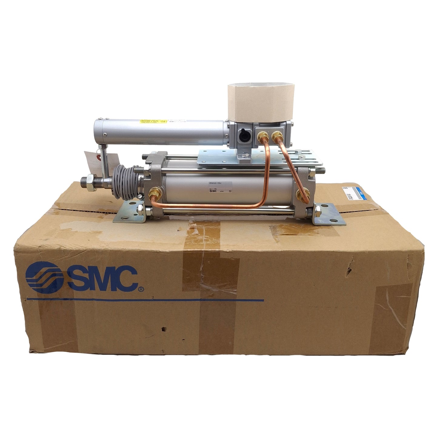 New SMC CPA2L63-150J Cylinder with Positioner, ø63mm Bore, 150mm Stroke, 0.7MPa