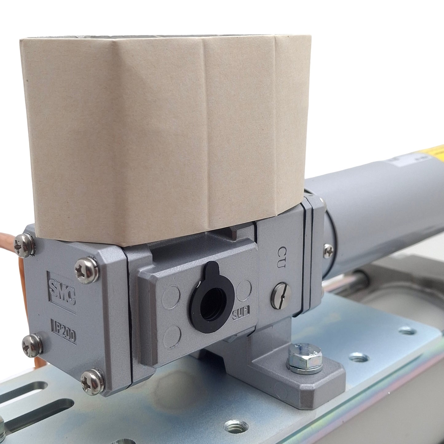 New SMC CPA2L63-150J Cylinder with Positioner, ø63mm Bore, 150mm Stroke, 0.7MPa