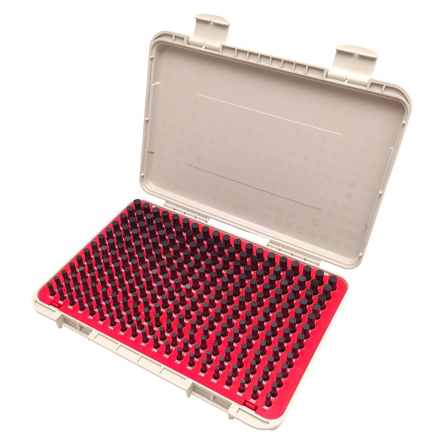 Used Vermont Gage 901200500 Black Oxide-Coated Pin Gauge Set, 0.251in to 0.5in