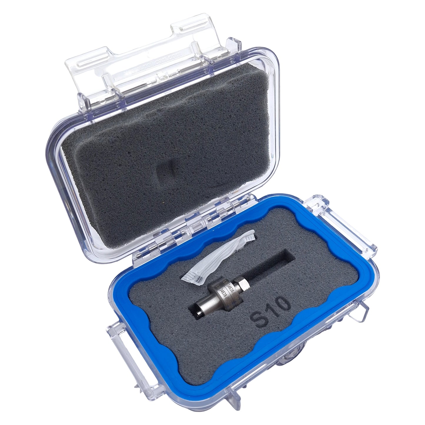 Used Enersol S10 Male Reference Connector, Female Luer Leak Testing Assembly/Screwing