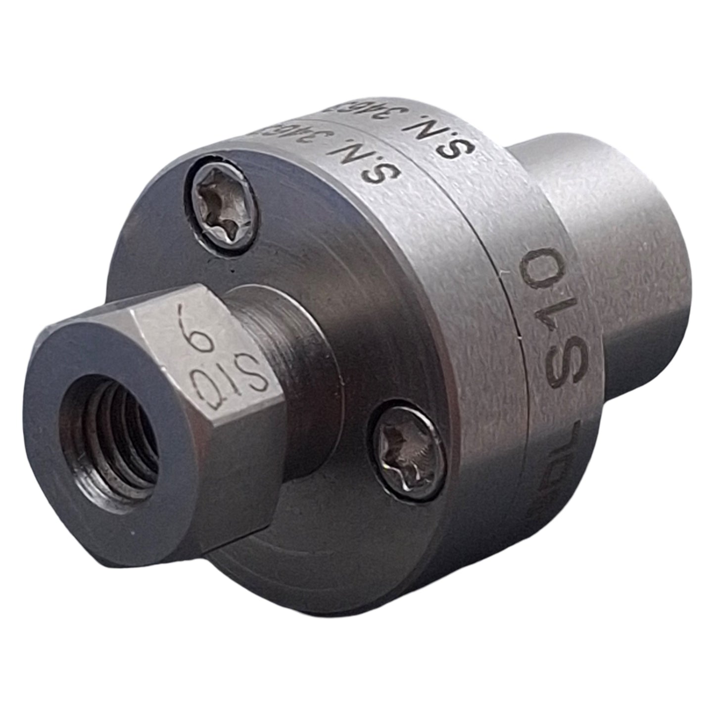 Used Enersol S10 Male Reference Connector, Female Luer Leak Testing Assembly/Screwing