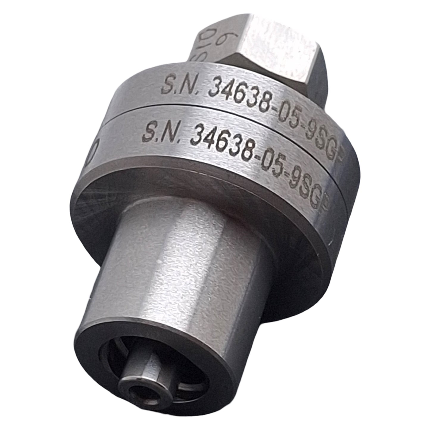 Used Enersol S10 Male Reference Connector, Female Luer Leak Testing Assembly/Screwing