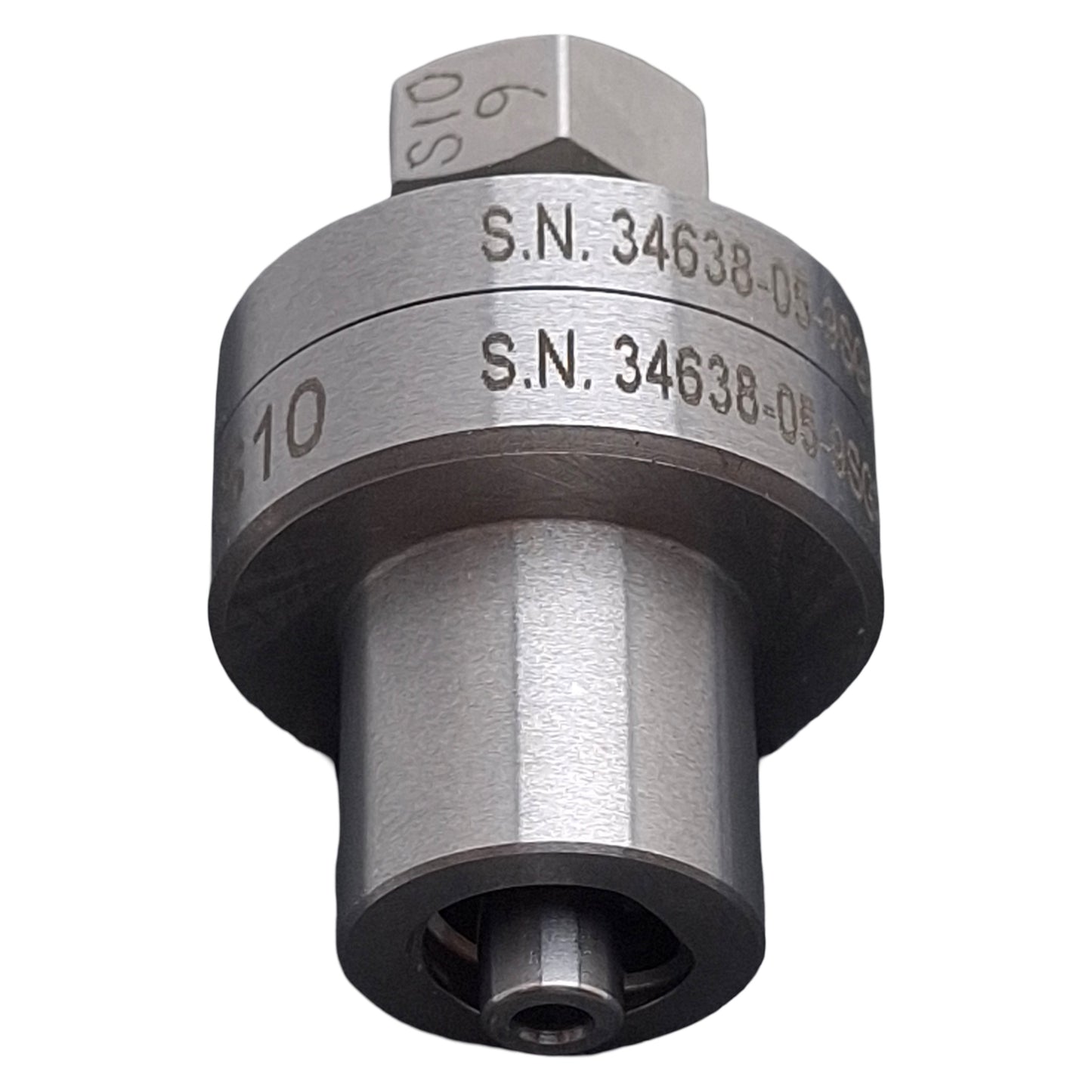 Used Enersol S10 Male Reference Connector, Female Luer Leak Testing Assembly/Screwing