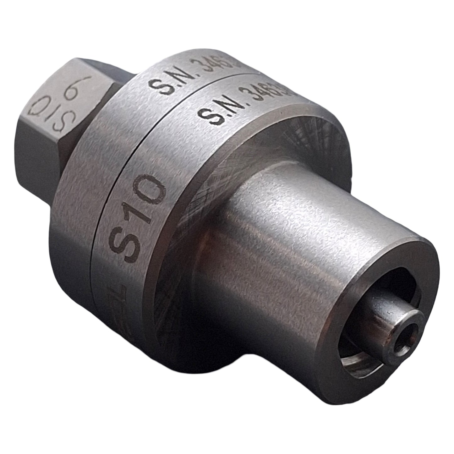 Used Enersol S10 Male Reference Connector, Female Luer Leak Testing Assembly/Screwing