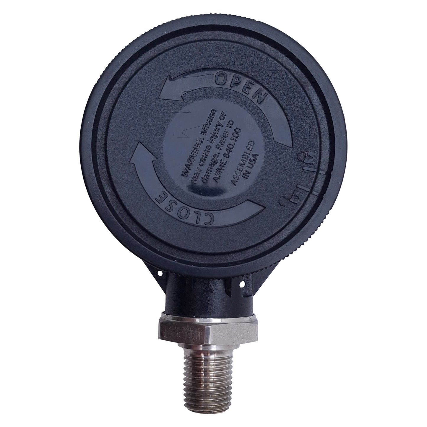 Used Ashcroft DG2531L0NAM02L60#-XCYLM Digital Pressure Gauge, 0-60psi Range, 1/4 NPT