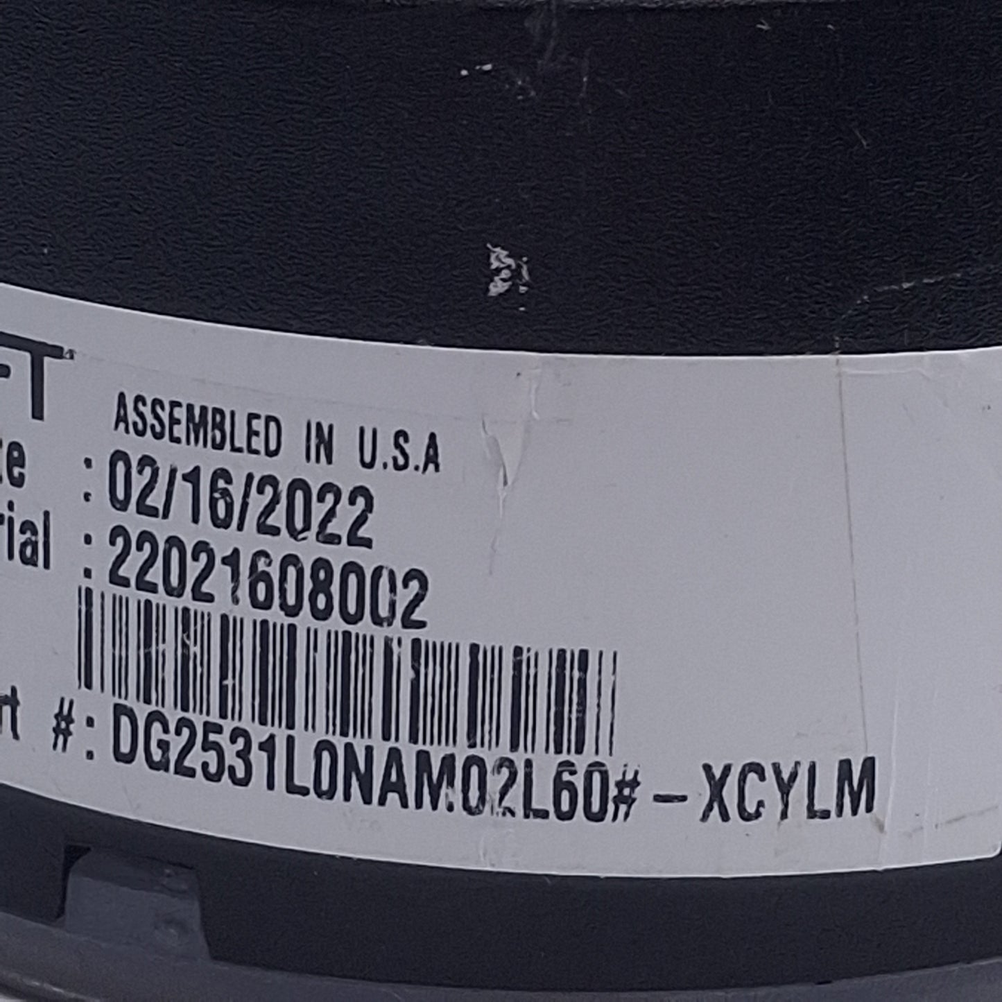 Used Ashcroft DG2531L0NAM02L60#-XCYLM Digital Pressure Gauge, 0-60psi Range, 1/4 NPT