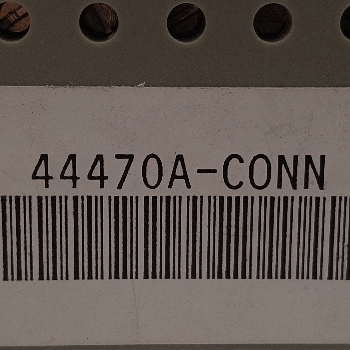 Used HP 44470A-CONN Connection Terminal Block For 44470A 10-Channel Relay Multiplexer