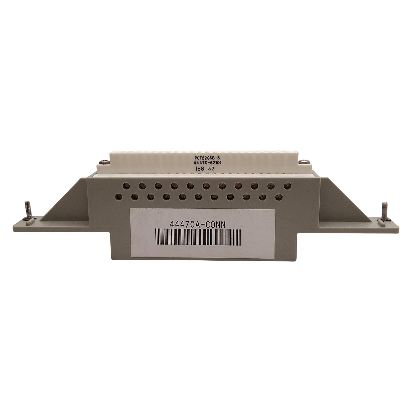 Used HP 44470A-CONN Connection Terminal Block For 44470A 10-Channel Relay Multiplexer