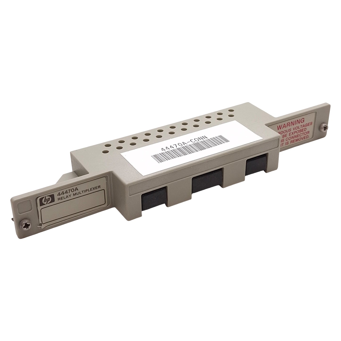 Used HP 44470A-CONN Connection Terminal Block For 44470A 10-Channel Relay Multiplexer