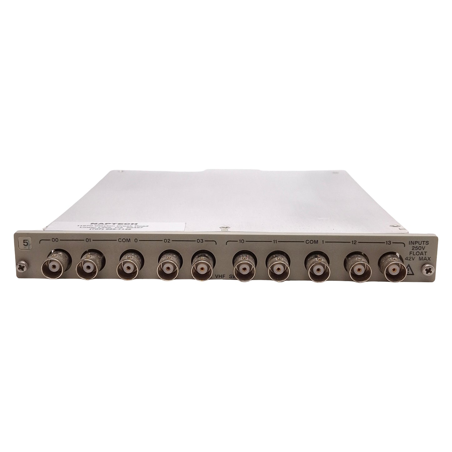 Used HP 44472A Dual 1x4 VHF Multiplexer Switch, DC to 300MHz, 50Ω, (10x) BNC