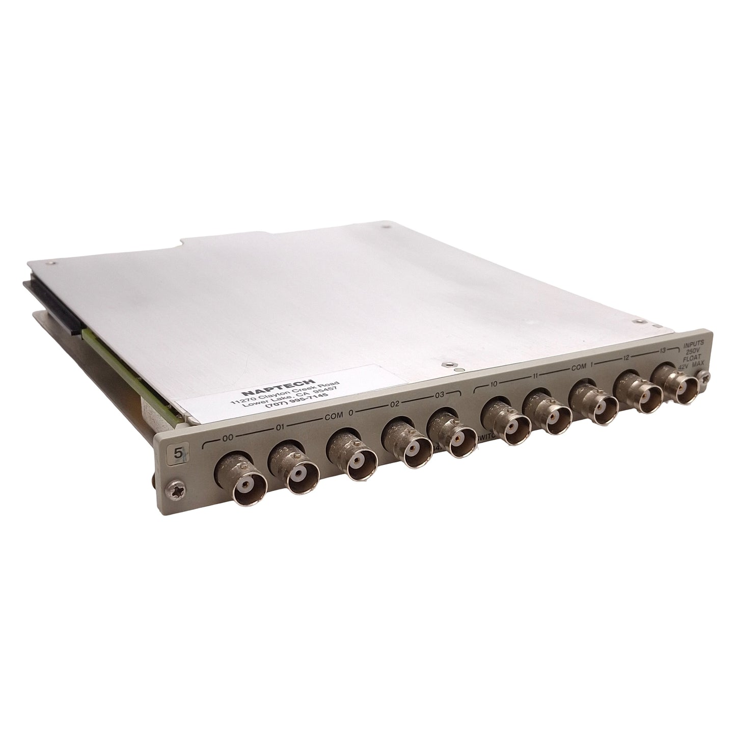 Used HP 44472A Dual 1x4 VHF Multiplexer Switch, DC to 300MHz, 50Ω, (10x) BNC