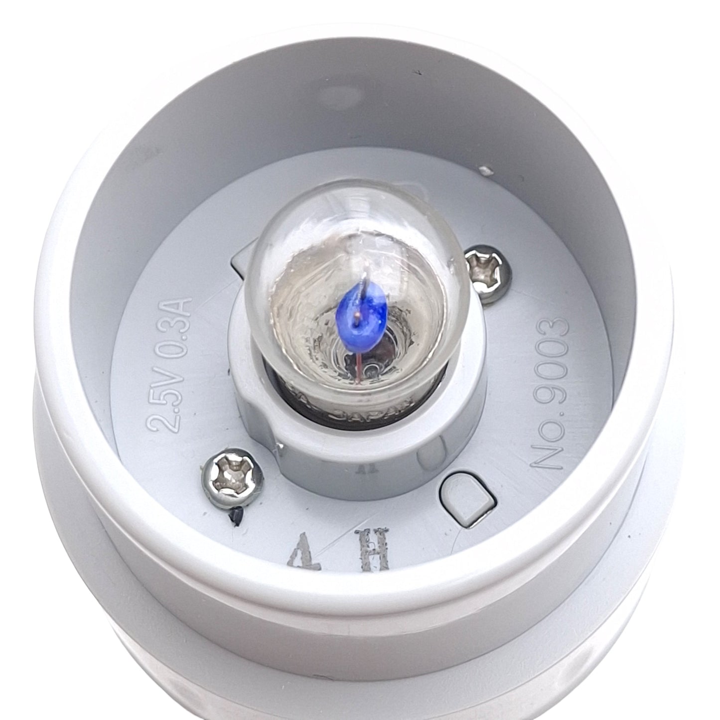 Used Mitutoyo 950757 Illuminator For Pocket Comparators, 3VDC, 2.5V 0.3A Bulb, ø30mm