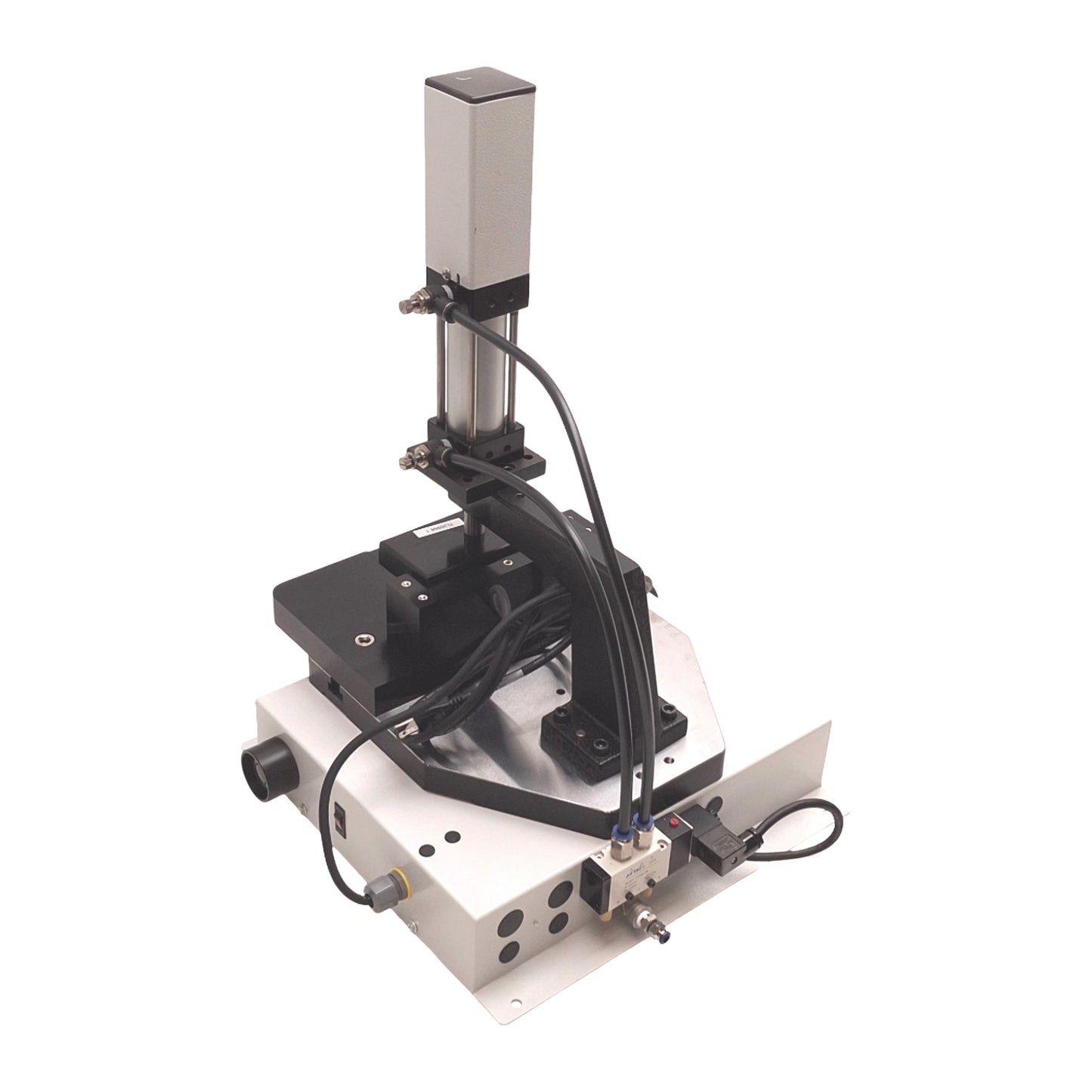 New – Open box Janesville A-1019 Precision Pneumatic Press, 3in Stroke, 152lb Cap, *See Desc*