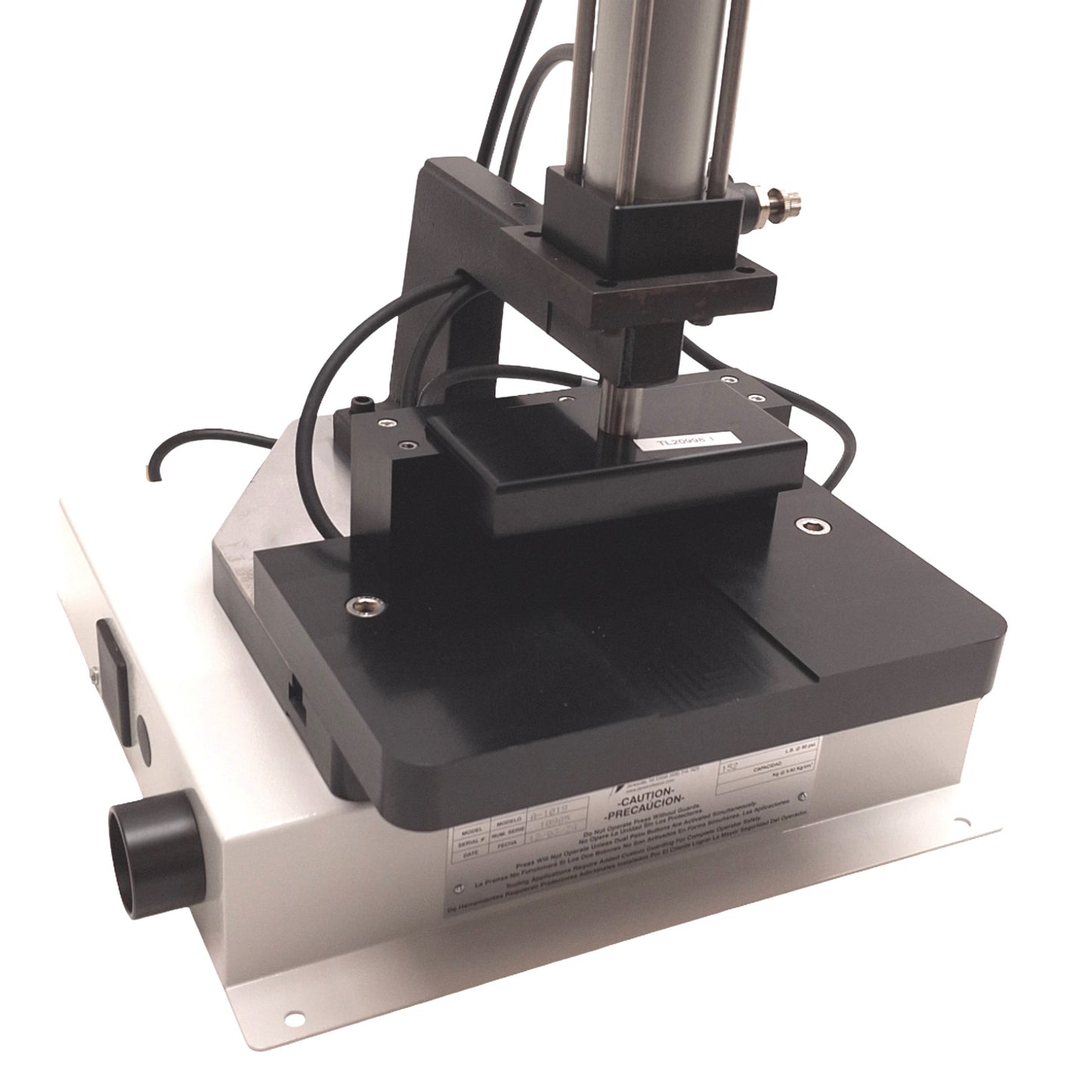 New – Open box Janesville A-1019 Precision Pneumatic Press, 3in Stroke, 152lb Cap, *See Desc*