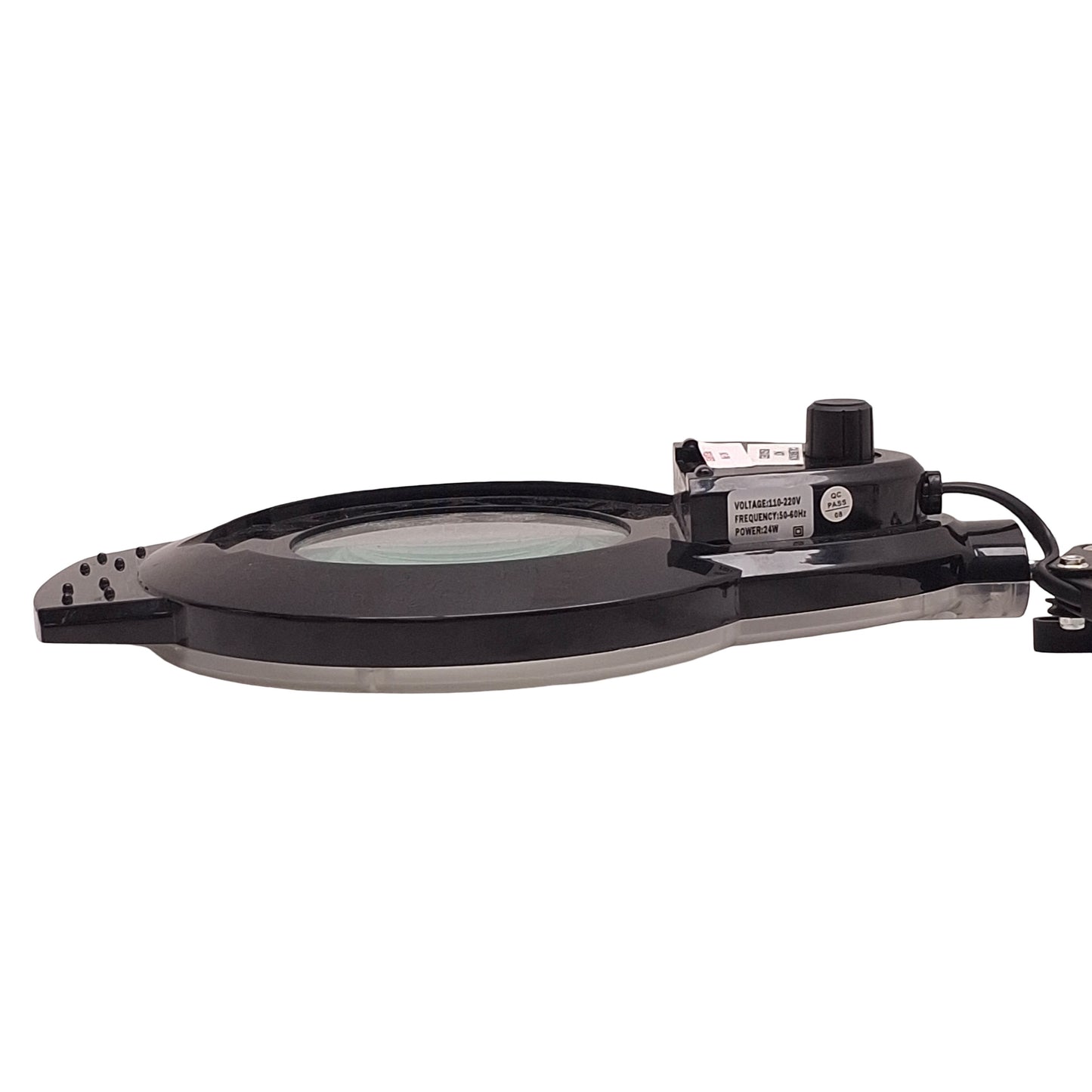 Used NUEYiO NU-JDK-H LED Magnifier w/Dimmable Light, 10x, 110-240VAC, ø4.2in Lens