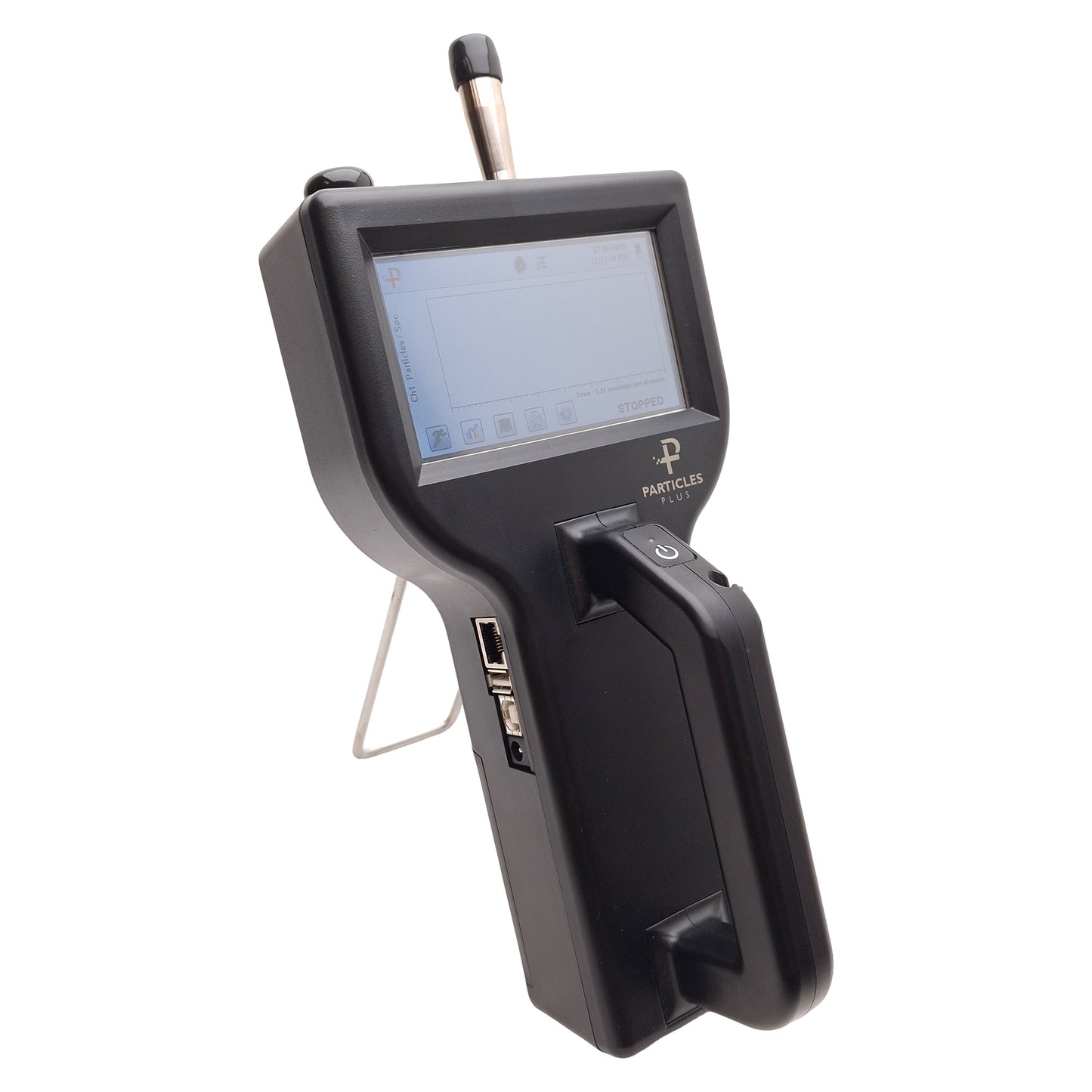 Used Particles Plus 8303 Handheld Particle Counter, 3-Channel 0.3-25µm @ 0.1cfm 15VDC