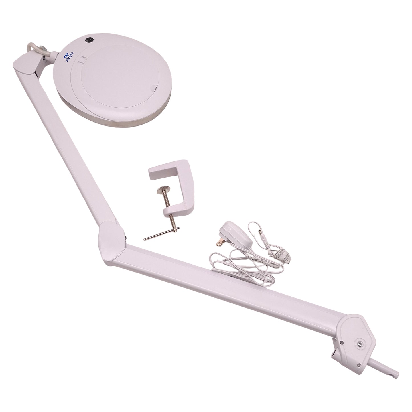 Used AVEN 26501-LED-8D ProVue LED Magnifier Lamp, 36in Arm, ø5in Lens, 100-240VAC