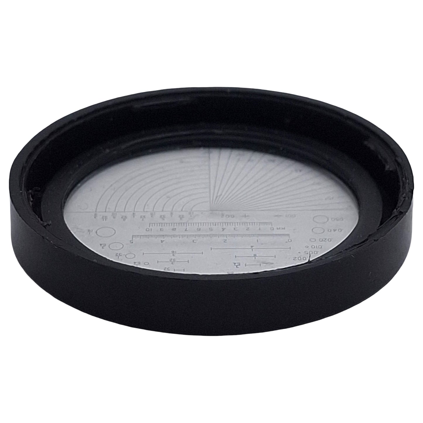 Used Mitutoyo 183-106 Reticle for Pocket Comparators, ø30mm Diameter, Style #5