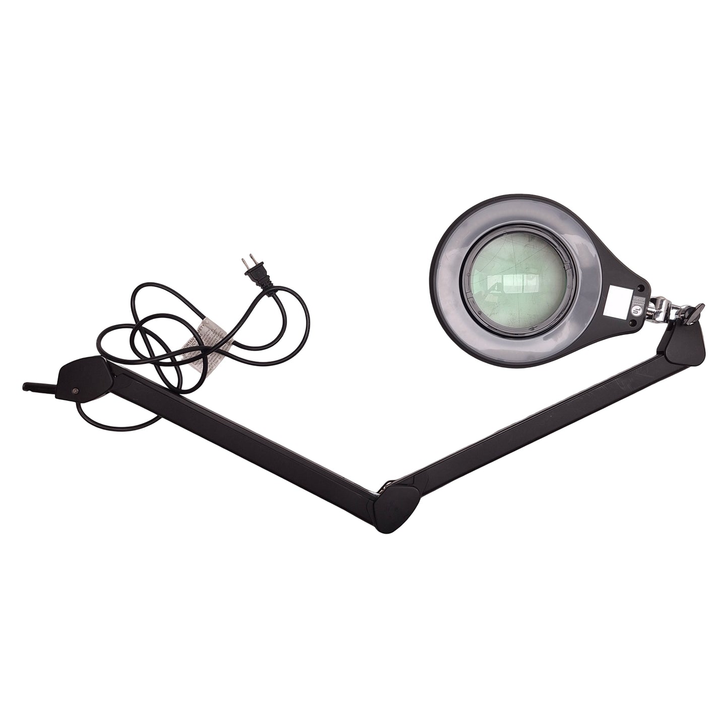 Used Neatfi 8070LED-U LED Magnifier Lamp 6in Lens, 120VAC, 2.25x *No Cover & Clamp*