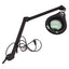 Used Neatfi 8070LED-U LED Magnifier Lamp 6in Lens, 120VAC, 2.25x *No Cover & Clamp*