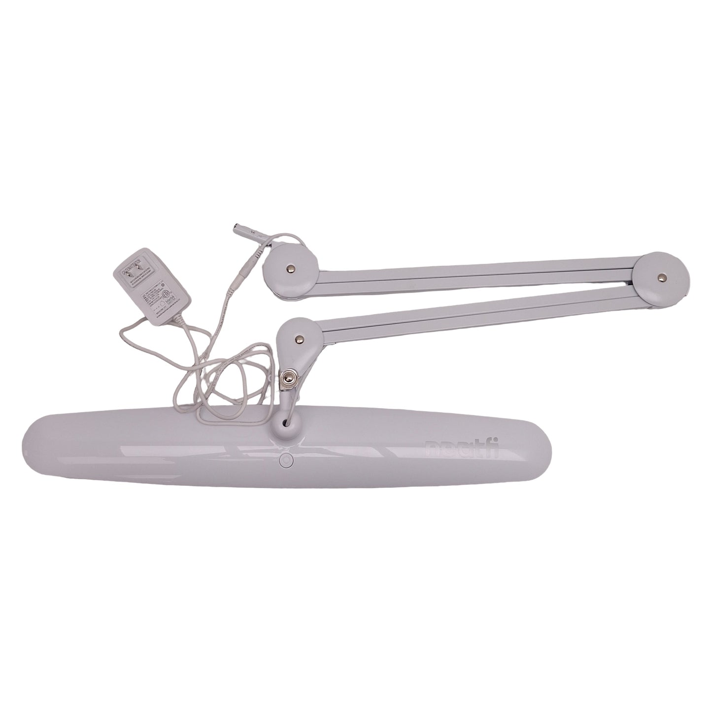 Used Neatfi 9503LED Wide Shade LED Dimmable Desk Lamp 23in Width, 32in Arm *No Clamp*