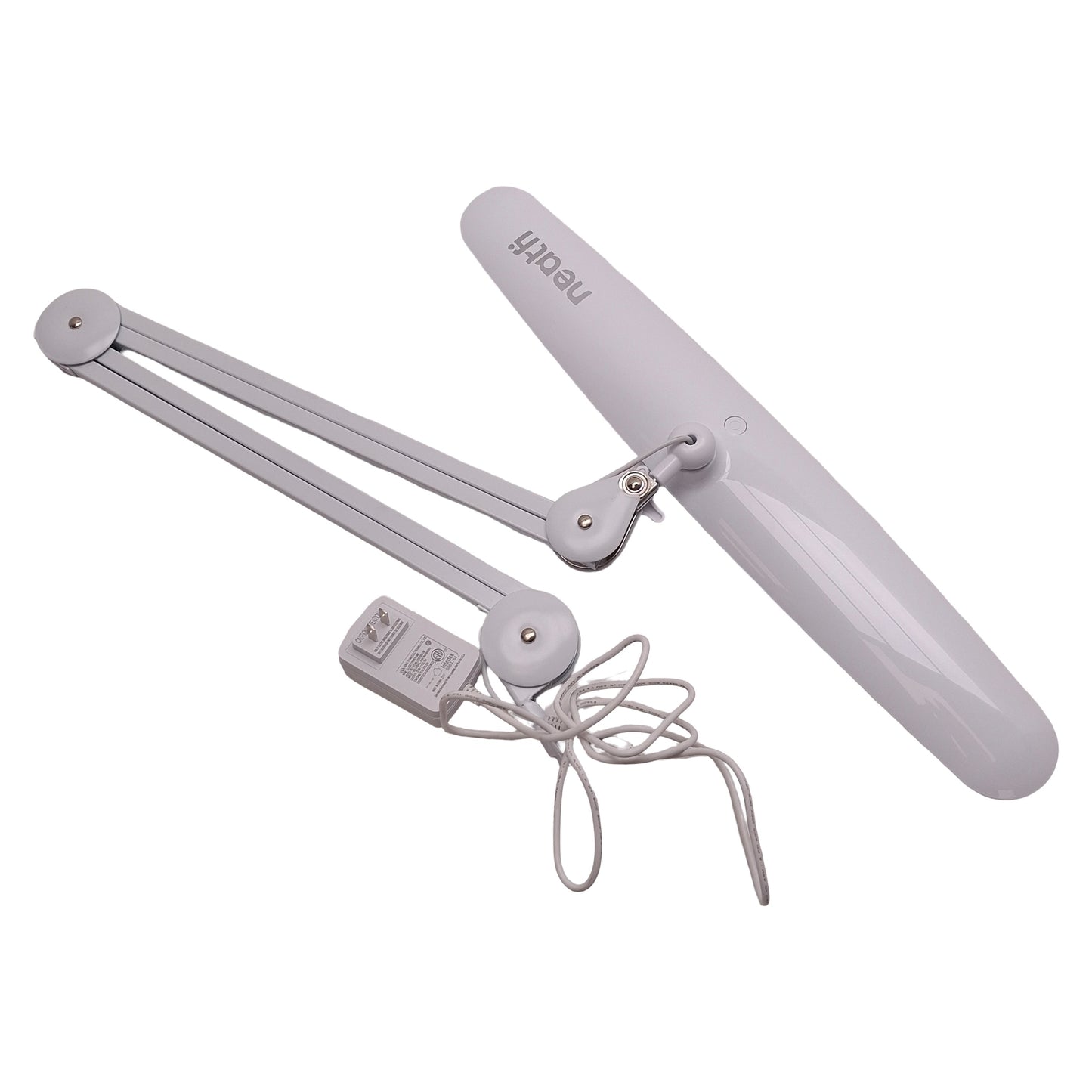 Used Neatfi 9503LED Wide Shade LED Dimmable Desk Lamp 23in Width, 32in Arm *No Clamp*