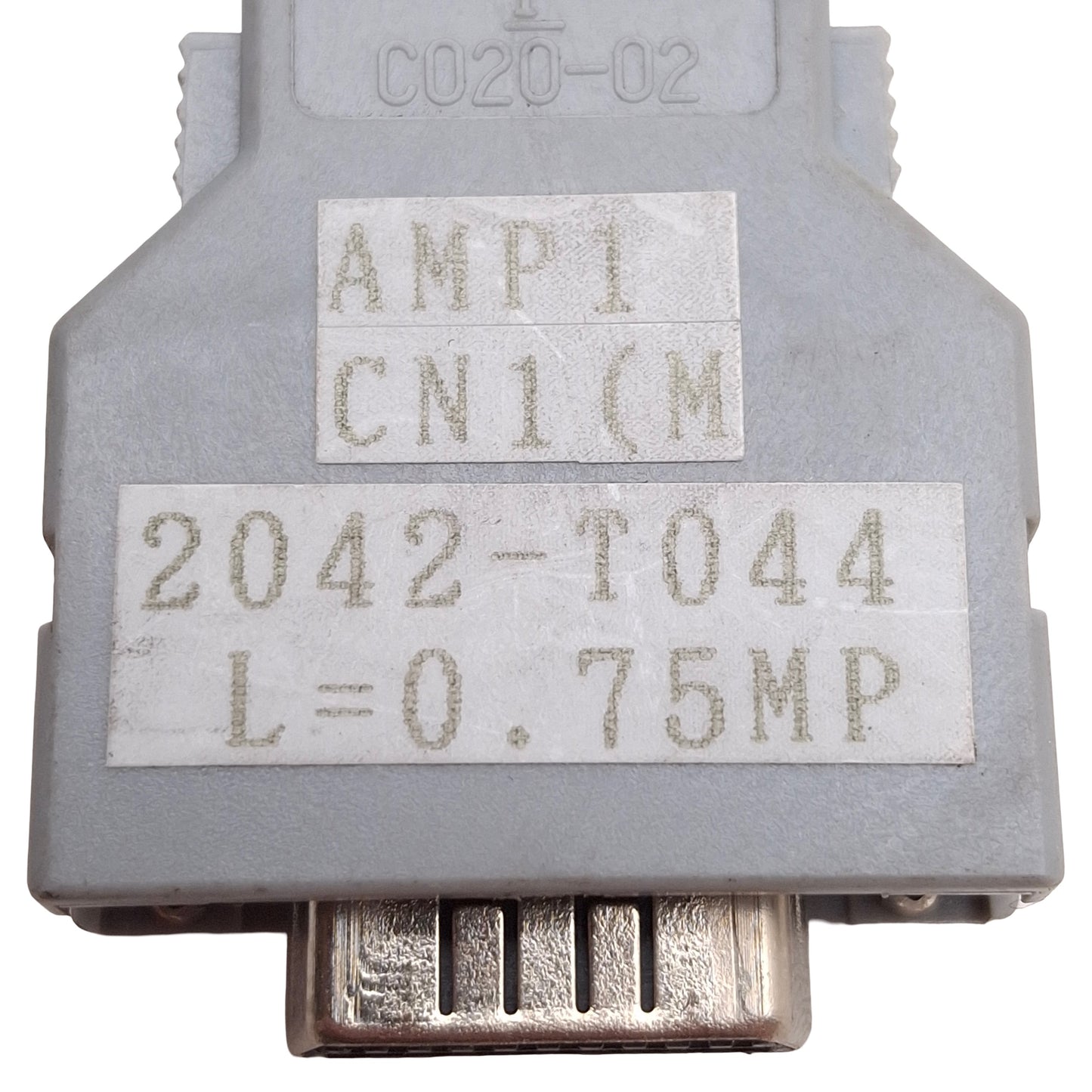 Used Fanuc A660-2042-T044 Communication I/O Link Cable, 20-Pin PCR Male, 0.75m Length