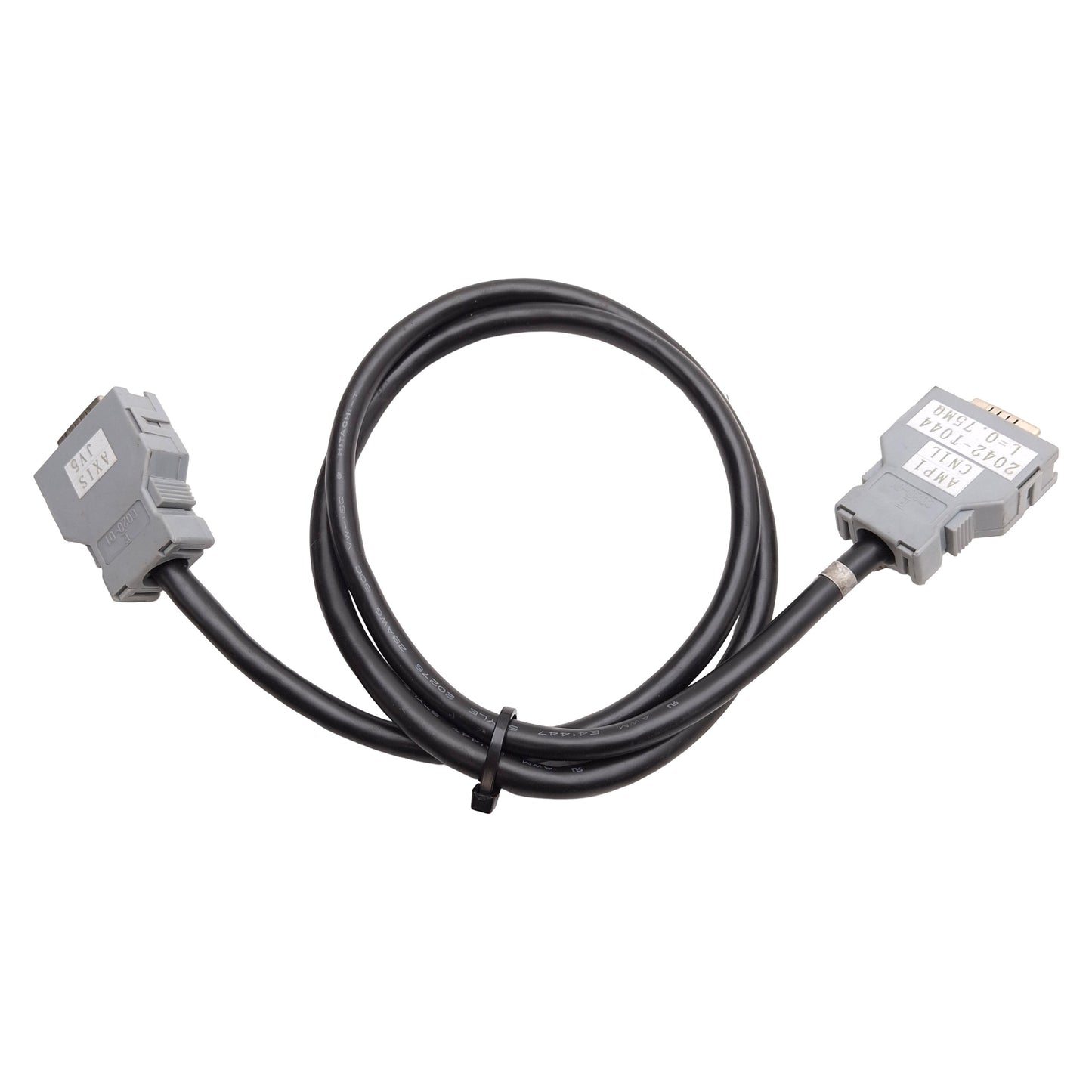 Used Fanuc A660-2042-T044 Communication I/O Link Cable, 20-Pin PCR Male, 0.75m Length