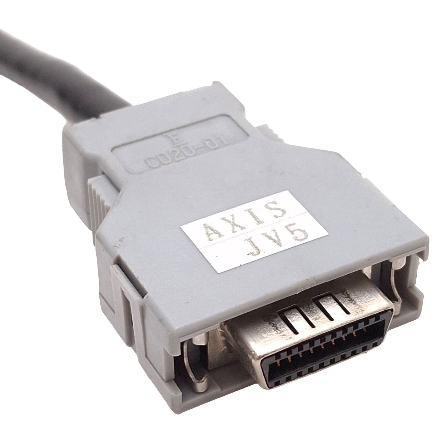 Used Fanuc A660-2042-T044 Communication I/O Link Cable, 20-Pin PCR Male, 0.75m Length