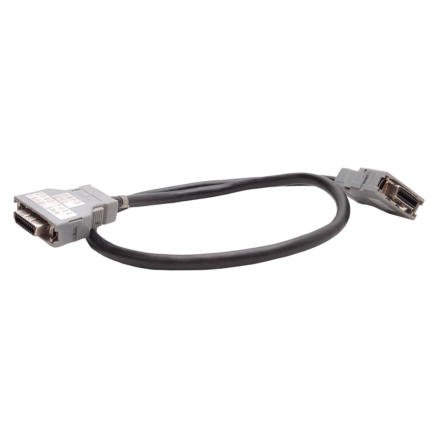 Used Fanuc A660-2042-T044 Communication I/O Link Cable, 20-Pin PCR Male, 0.5m Length