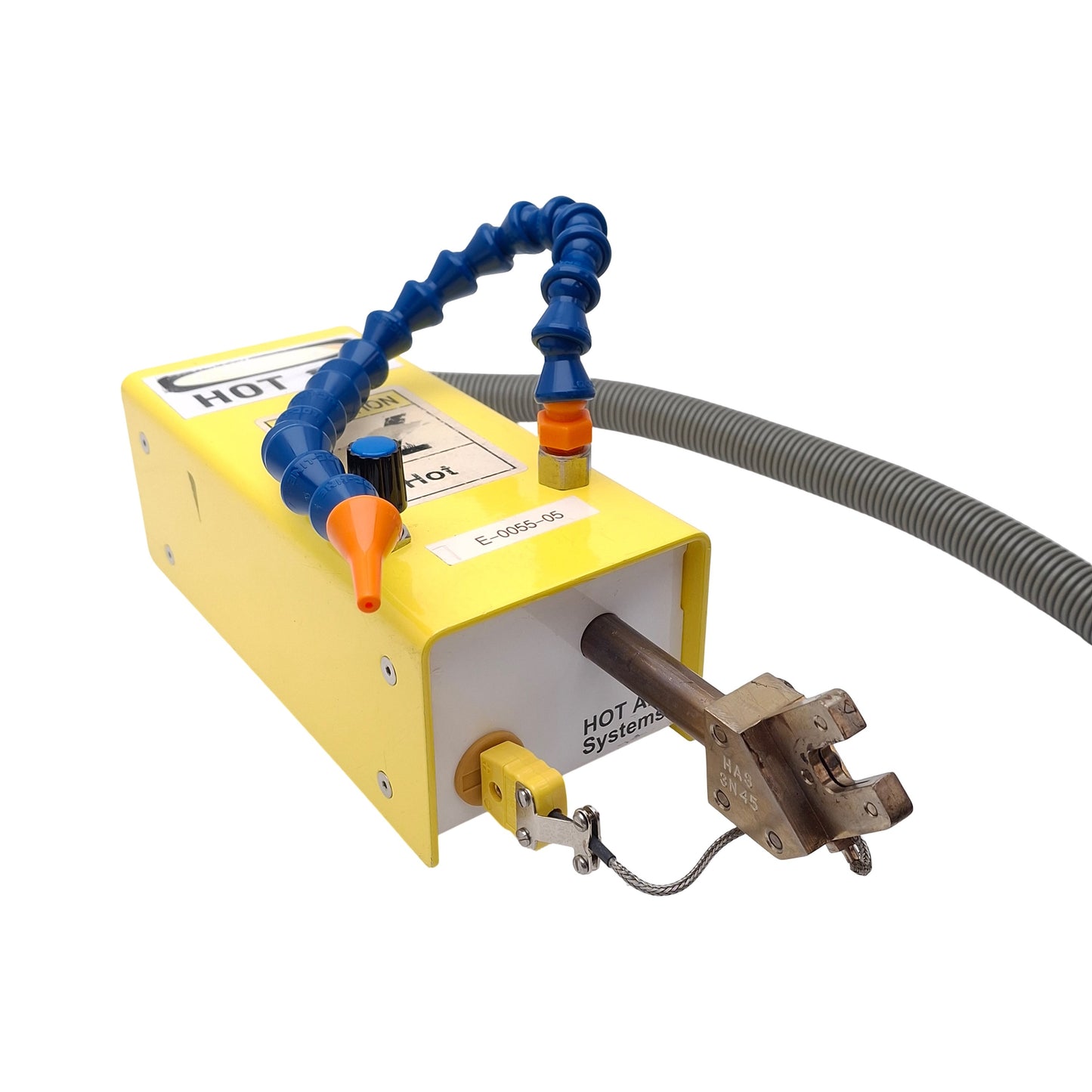 Used Hot Air Systems 185-A Cath Tube Bonding Station w/ HAS3N45 Nozzle 120VAC 50SCFH