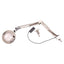 Used OC White 42400-5 Green-Lite LED Magnifier ESD Safe, 2x Mag, 30in Arm, 100-240VAC