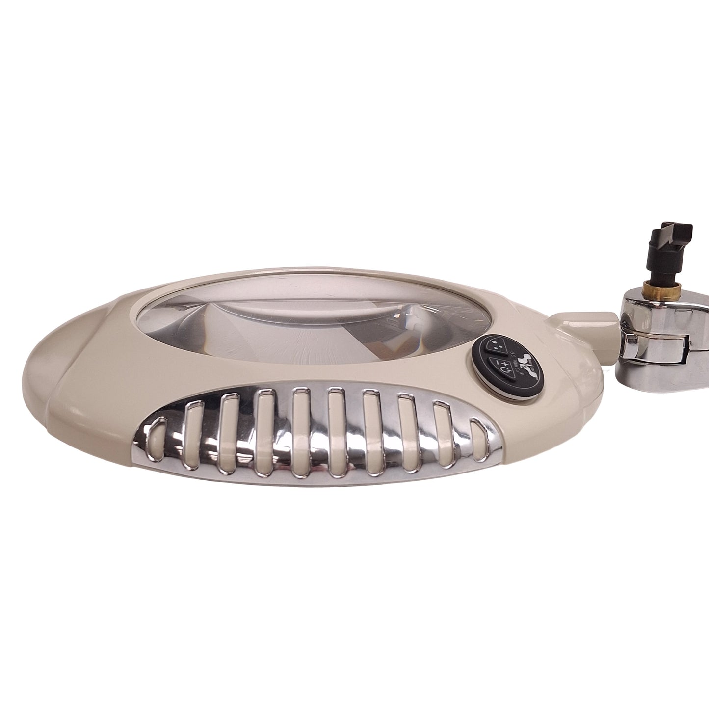 Used OC White 42400-5 Green-Lite LED Magnifier ESD Safe, 2x Mag, 30in Arm, 100-240VAC