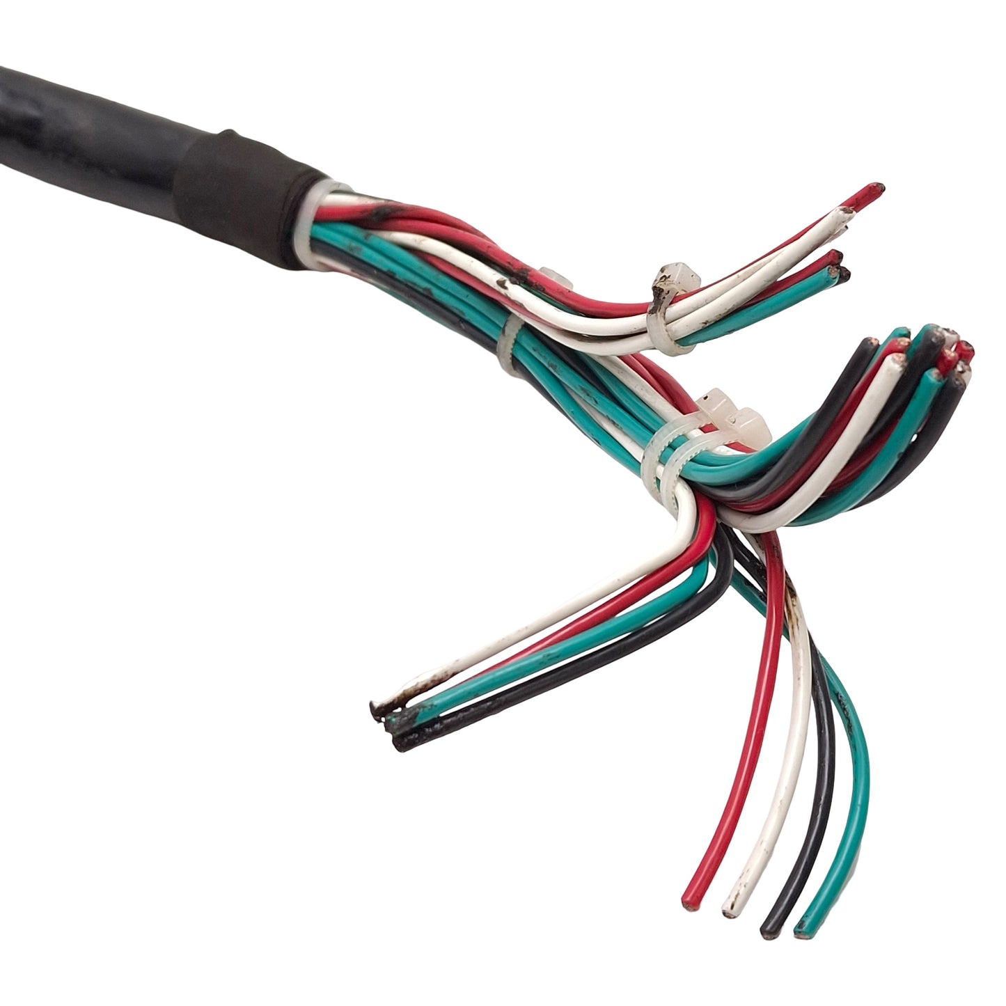 Used Fanuc A660-8068-T953 Pulse Coder / Encoder Feedback Cable, 34-Pin Round, 7.5m