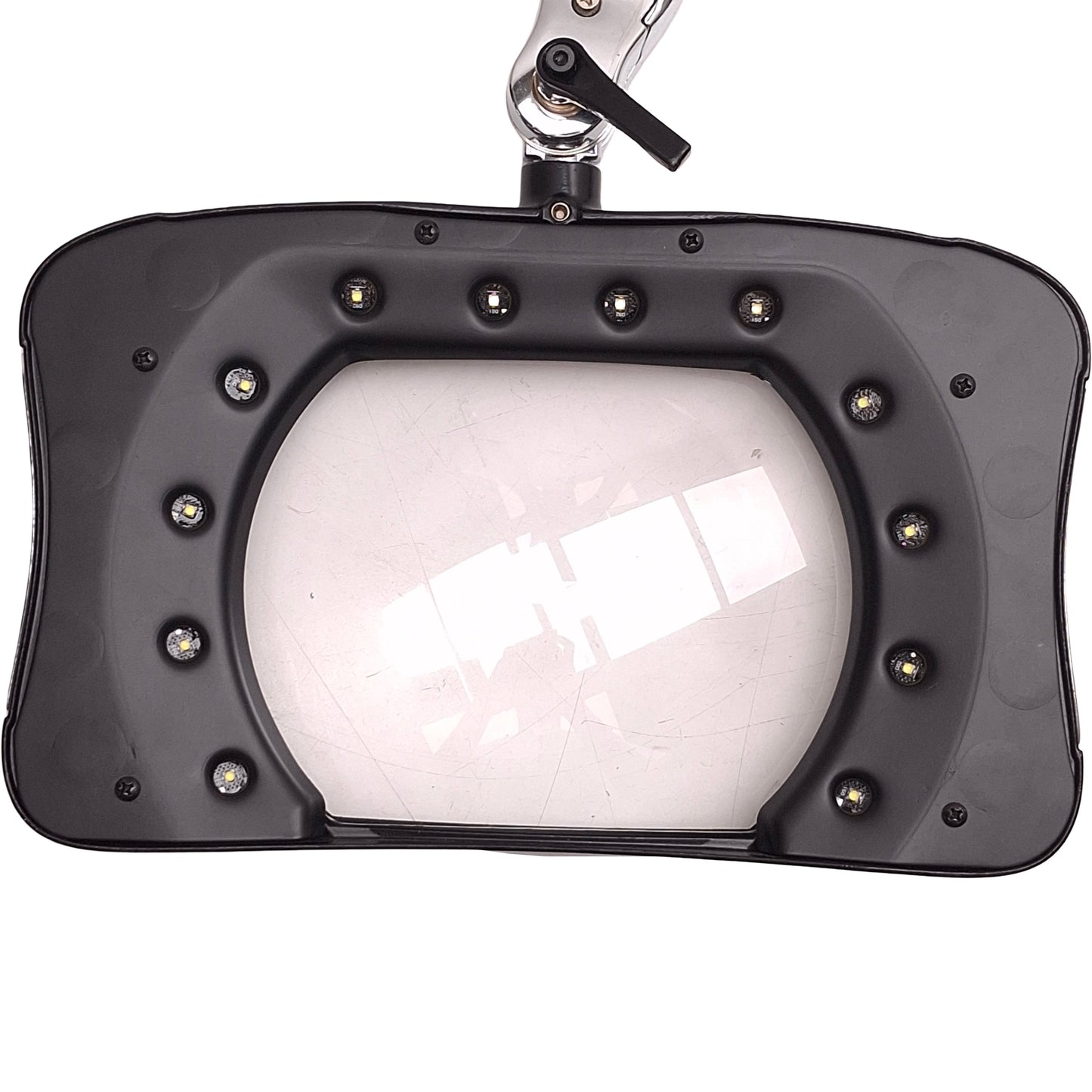 Used OC White 81400-4-B Rectangle LED Magnifier ESD Safe, 30in, 2x Mag, 100-240VAC