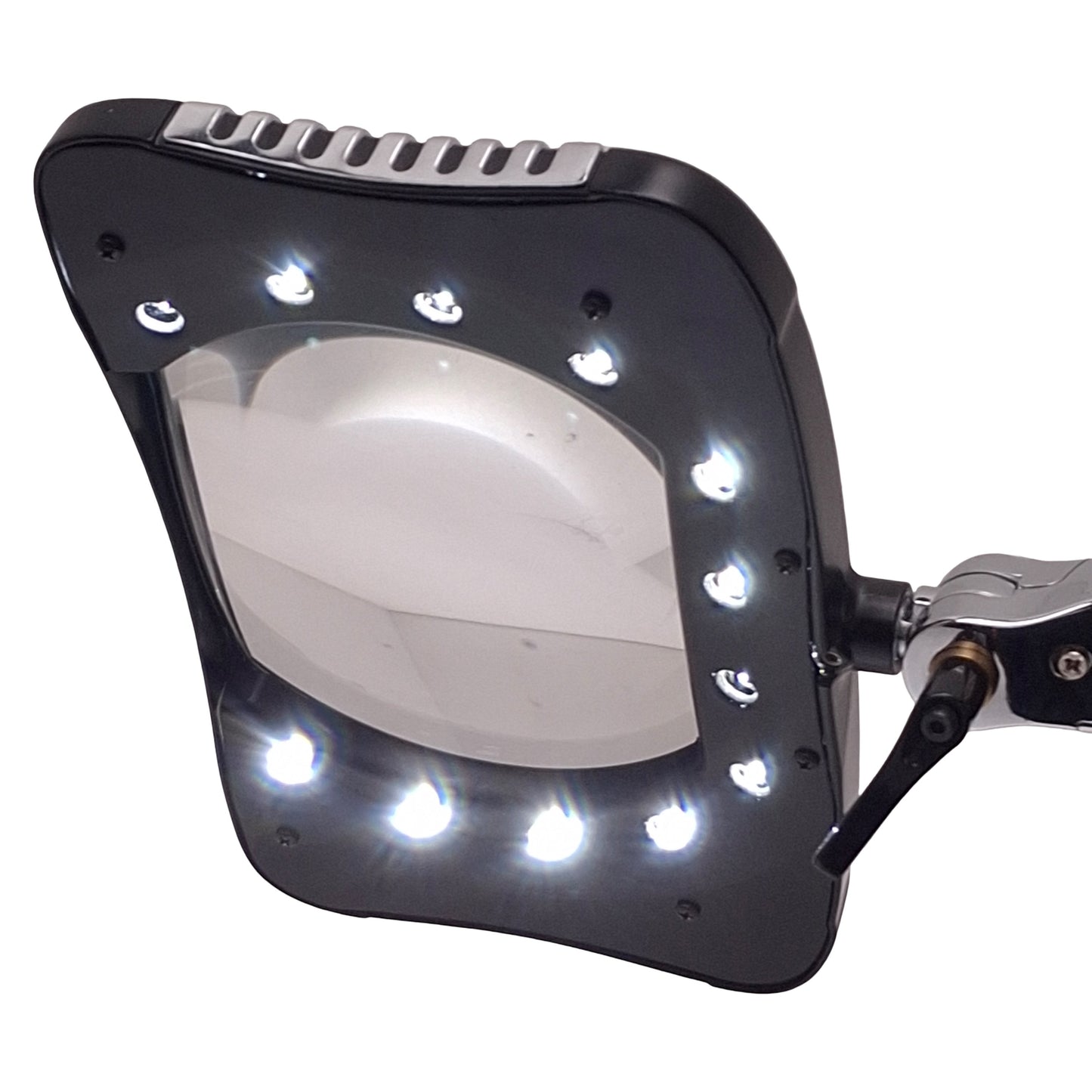 Used OC White 81400-4-B Rectangle LED Magnifier ESD Safe, 30in, 2x Mag, 100-240VAC