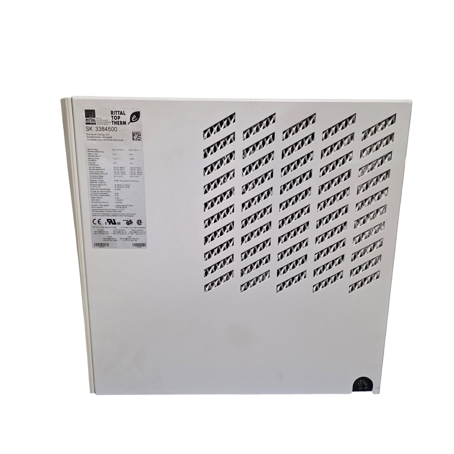 Used Rittal SK 03384500 TopTherm Blue E Roof Mounted Enclosure Cooling Unit 1.75kW