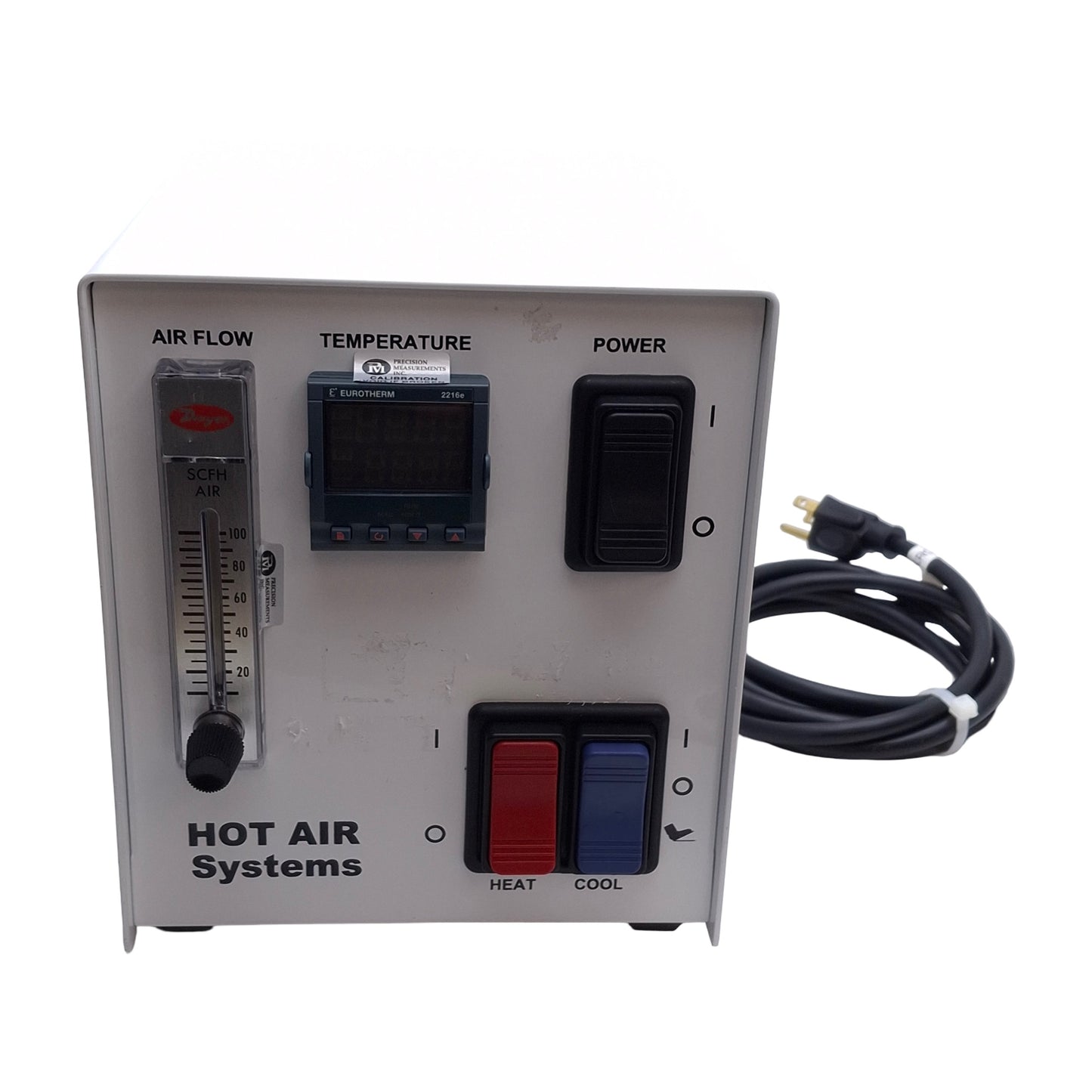 Used Hot Air Systems 185-A Cath Tube Bonding Hot Air Controller, 120VAC 50SCFH