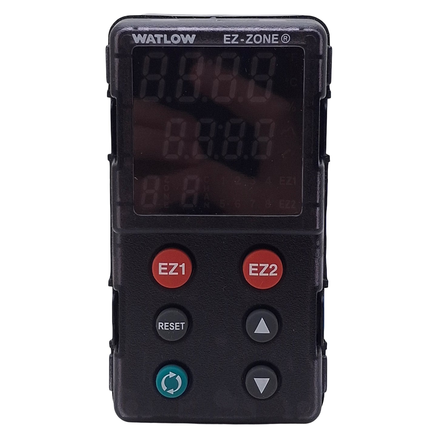 Used Watlow PM8C3CJ-3LCJDAA EZ-Zone PM Limit PID Controller, DC/Open, 5A Relay, 24VAC