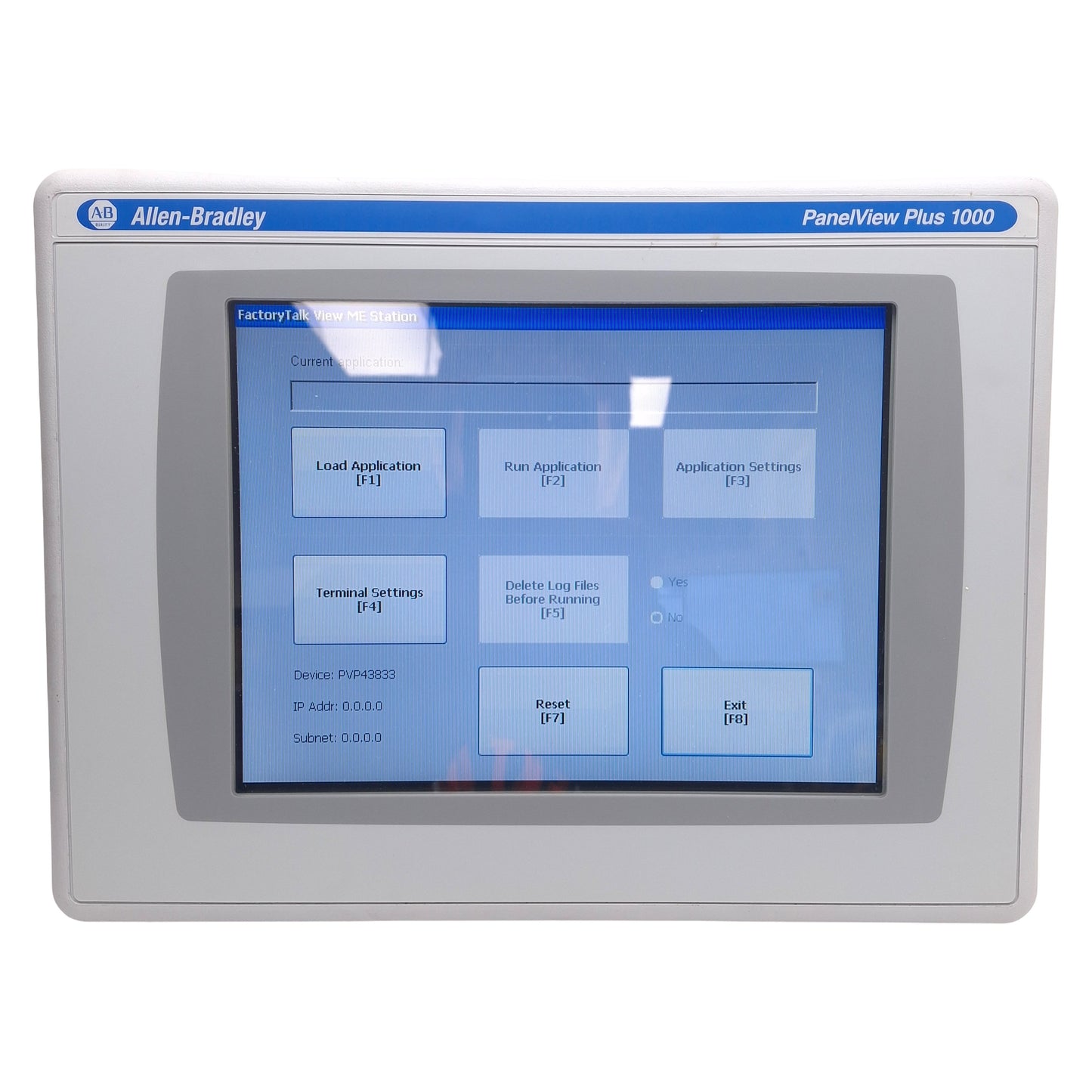 Used Allen Bradley 2711P-T10C4D8 PanelView Plus 1000 Touchscreen HMI, 10.4in, 24VDC