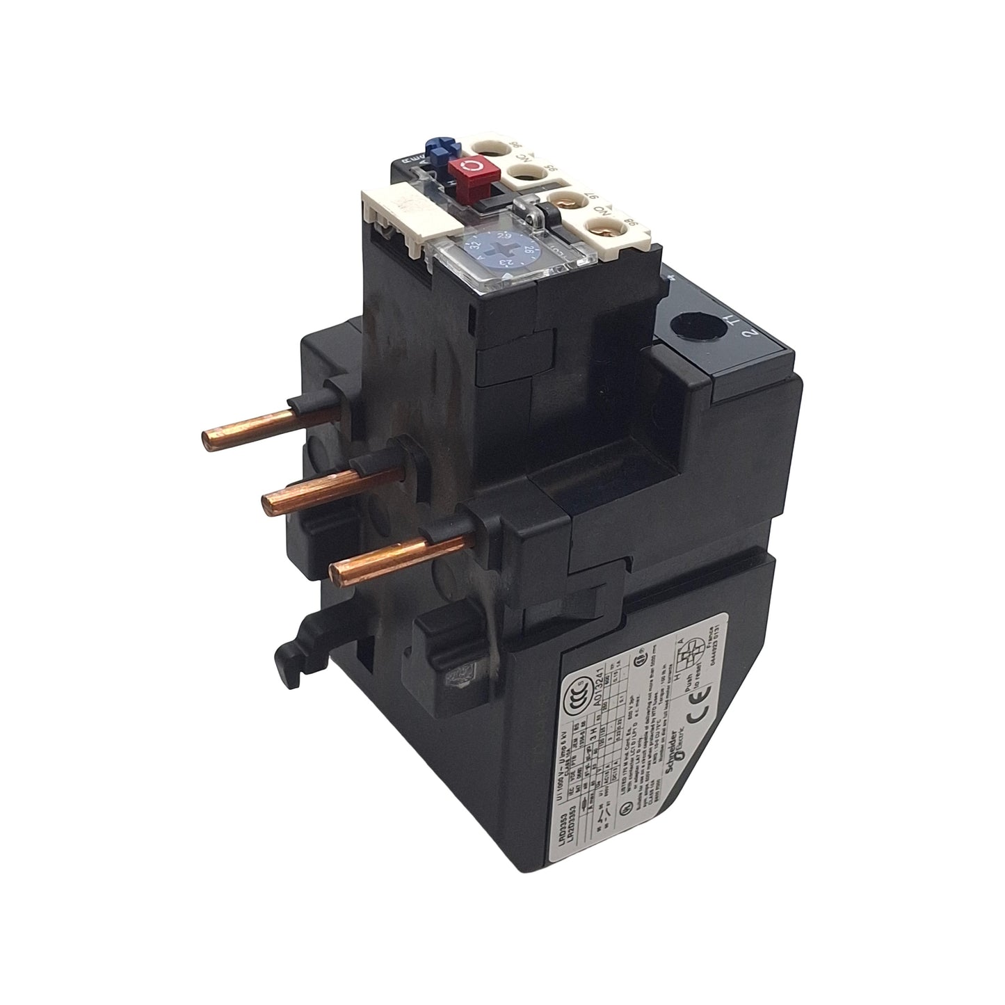 Used Schneider Telemecanique LRD3353 Overload Relay, 3-Pole, 600VAC, 23-32A Set Range