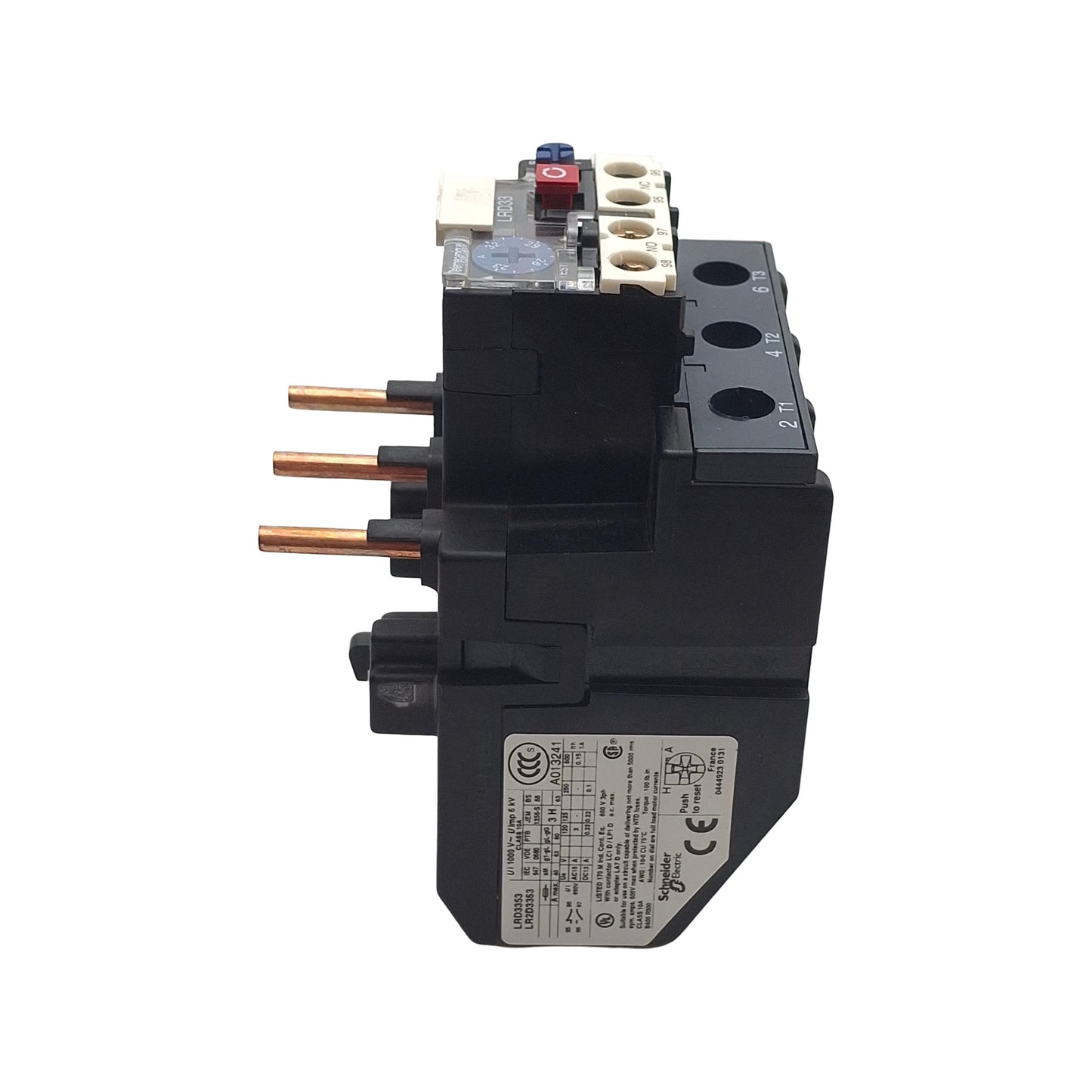 Used Schneider Telemecanique LRD3353 Overload Relay, 3-Pole, 600VAC, 23-32A Set Range