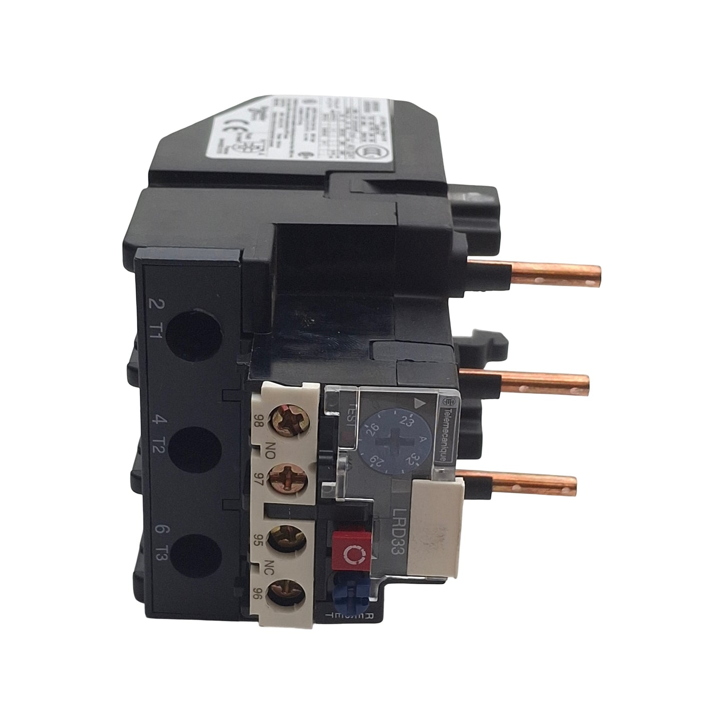 Used Schneider Telemecanique LRD3353 Overload Relay, 3-Pole, 600VAC, 23-32A Set Range