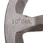 Used Balcrank 10in Aluminum Hand Wheel ø5/8in Bore, ø1.25in OD x 1/4in Lead Screw
