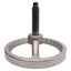 Used Balcrank 10in Aluminum Hand Wheel ø5/8in Bore, ø1.25in OD x 1/4in Lead Screw